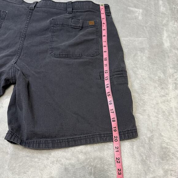 Weatherproof Shorts Men's 44 RipStop Utility Flex Waistband Pockets Steel Gray - Picture 8 of 13